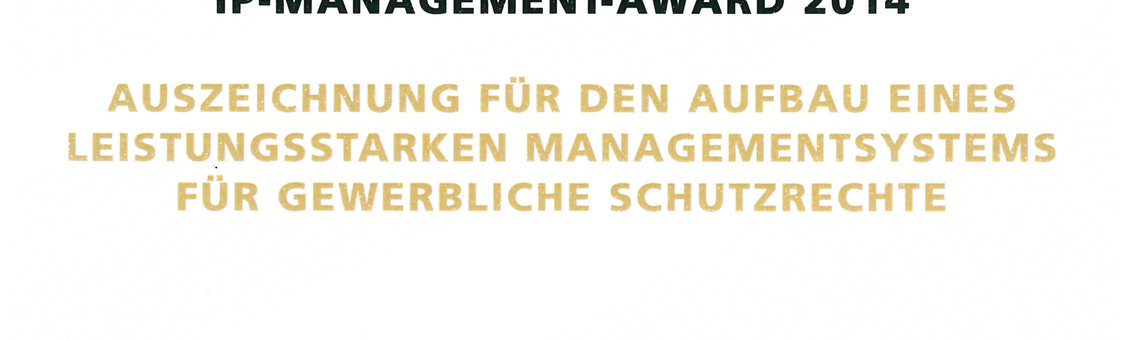 Stöbich parmi les 3 premiers en Allemagne dans le domaine de la gestion de la propriété intellectuelle 2014