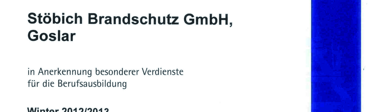 Chamber of Industry and Commerce award 2013