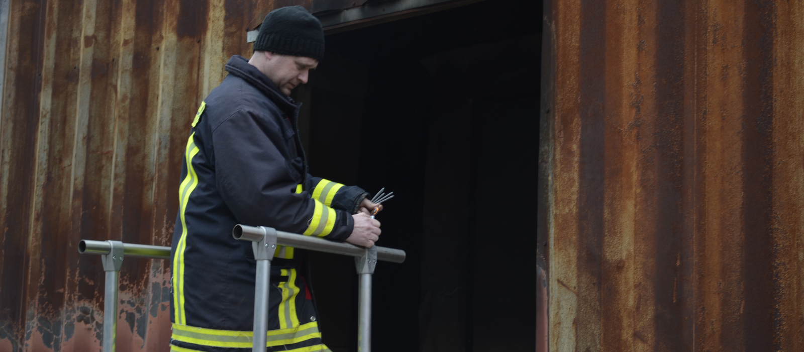 Live fire tests in Goslar