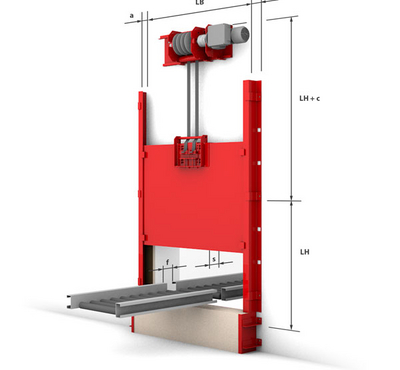 Konstruktiver Systemaufbau - Vertikal