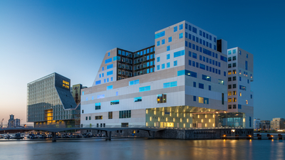 Palais de justice, Amsterdam, Hollande