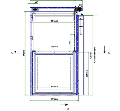 Constructive structure - System drawing - Vertical