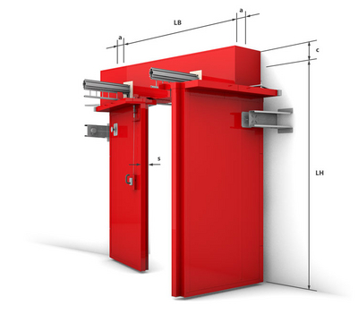 Constructive system design - Double leaf