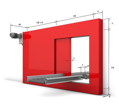 Constructive structure - System drawing - horizontal